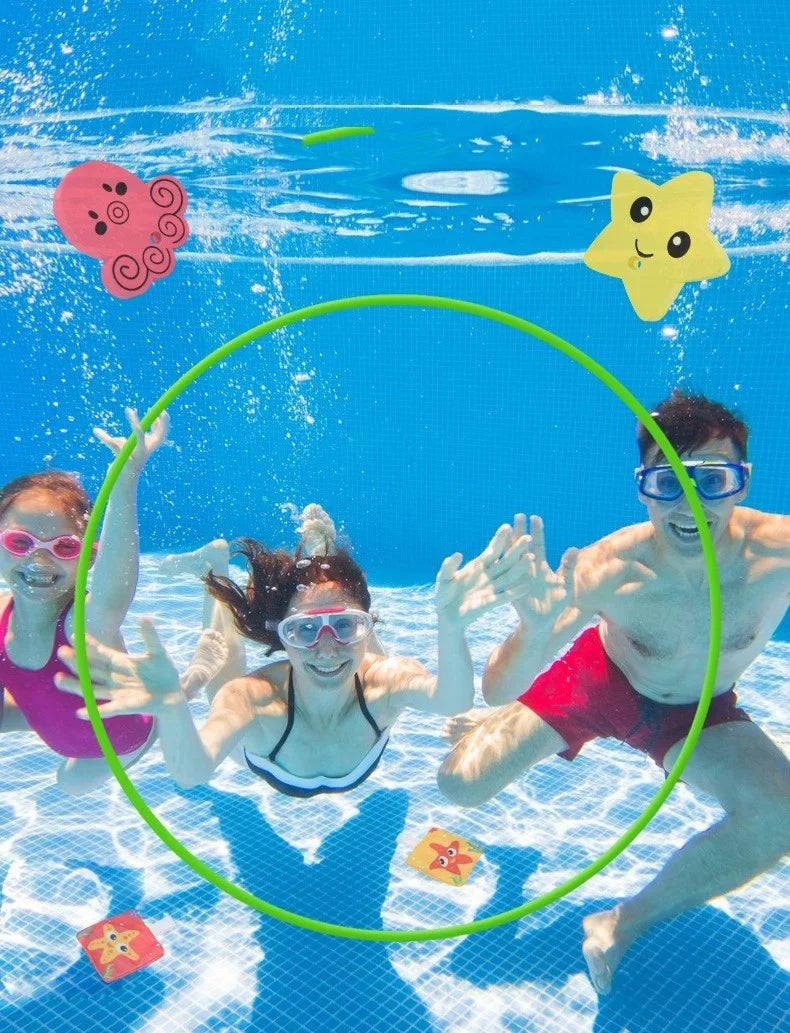 Diving Rings Toy For Kids Swimming Training Long-lasting & Portable Fluid Sports Children Diving Rings