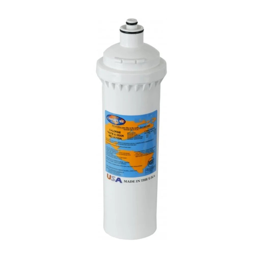 Package Of 6 Omnipure ELF-5M-P Carbon Filter with Scale Inhibitor Everpure 4CB5-S Compatible