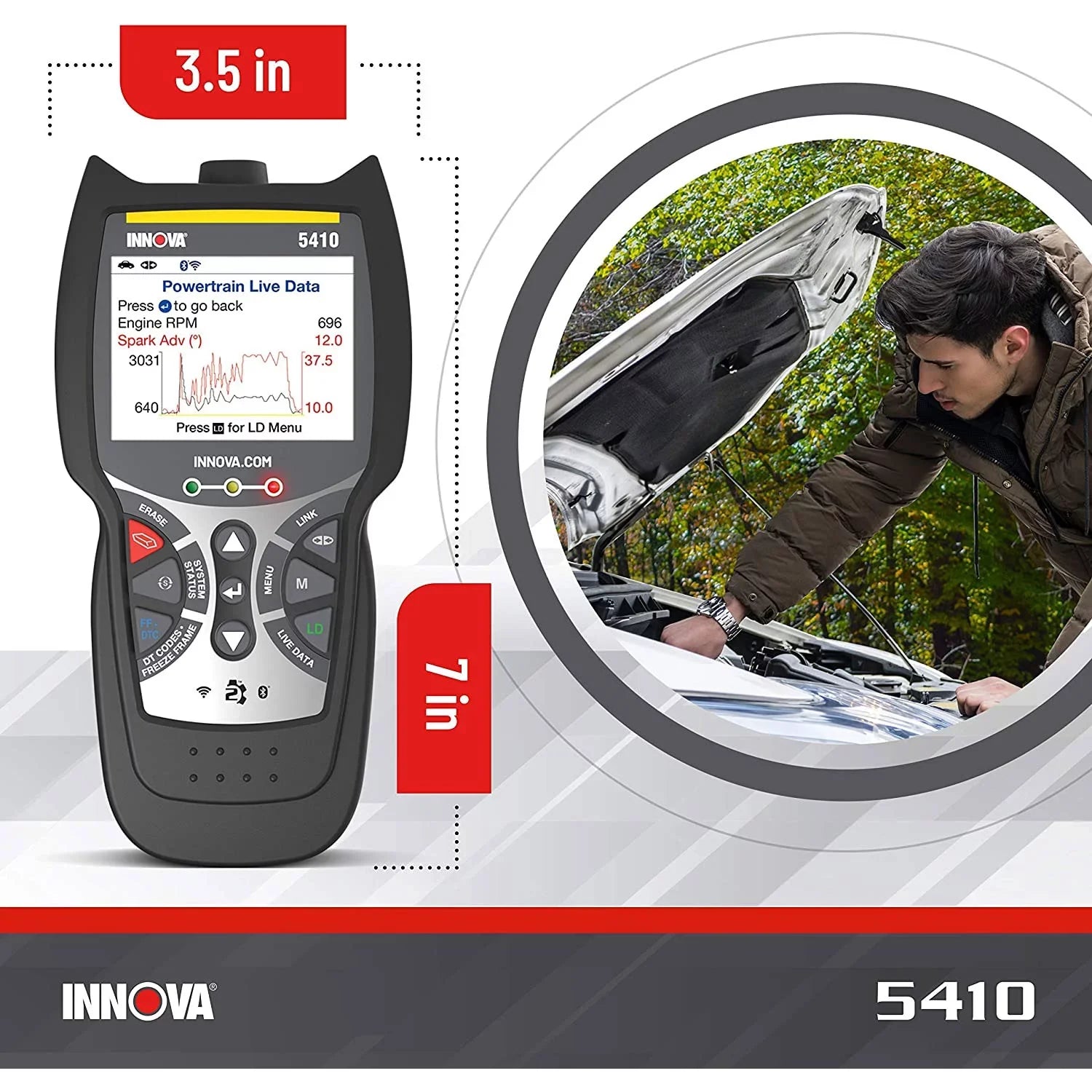 INNOVA 5410 CarScan Diagnostics Bluetooth Code Reader Automotive Scanner Tool
