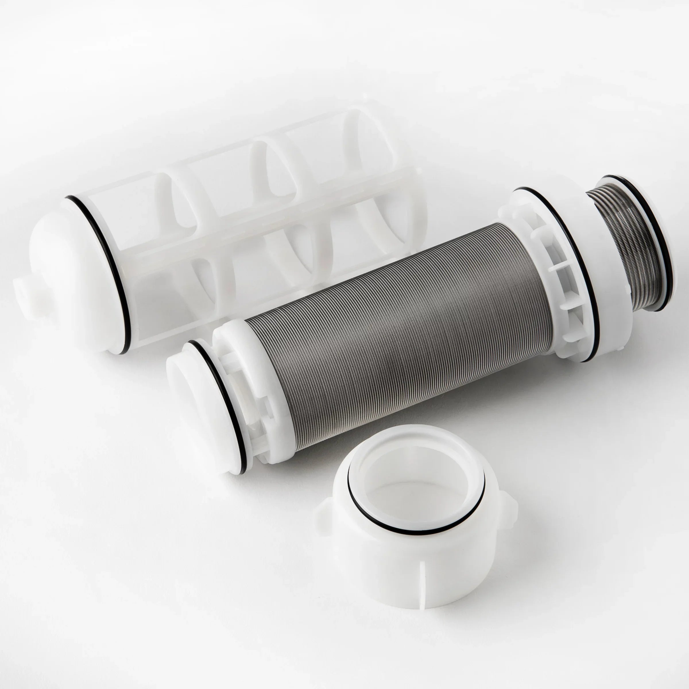 iSpring FWSP50ARB Reusable Spin Down Sediment Filter Replacement Cartridge with Scrapper and Seal Cover for WSPARB Series, 50 Micron, White