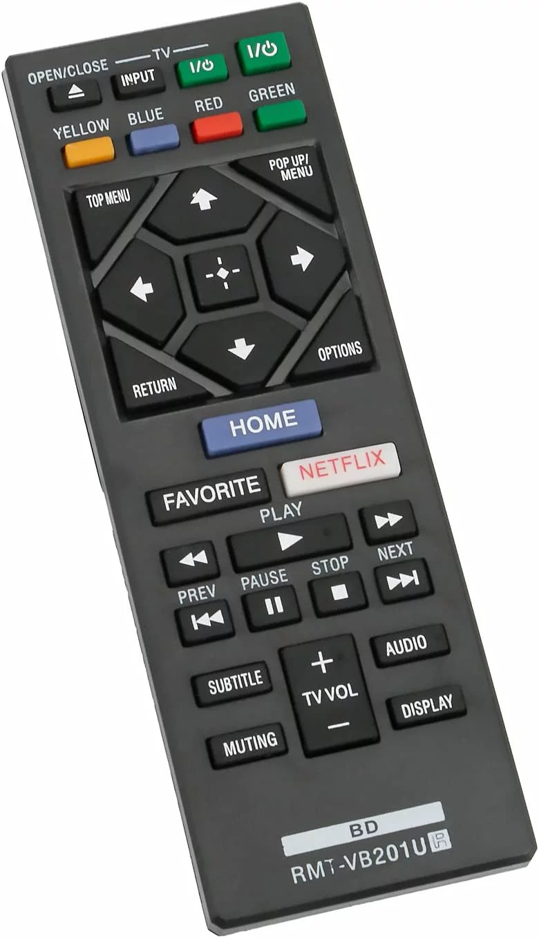 RMT-VB201U Replace Remote Control fit for Blu-Ray BD Disc DVD Player BDP-BX370 BDP-S1700 BDP-S3700 BDP-S6700