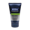 Nivea For Men Double Action Moisture Rich Face Wash, Vitamin Enriched - 5 Oz, 6 Pack
