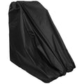 Qumonin Treadmill Cover Dust-proof Fluid Running Machine Cover for Home Gym (Black)