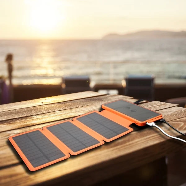 Fithood Solar Battery Charger,Power Bank,mobile power