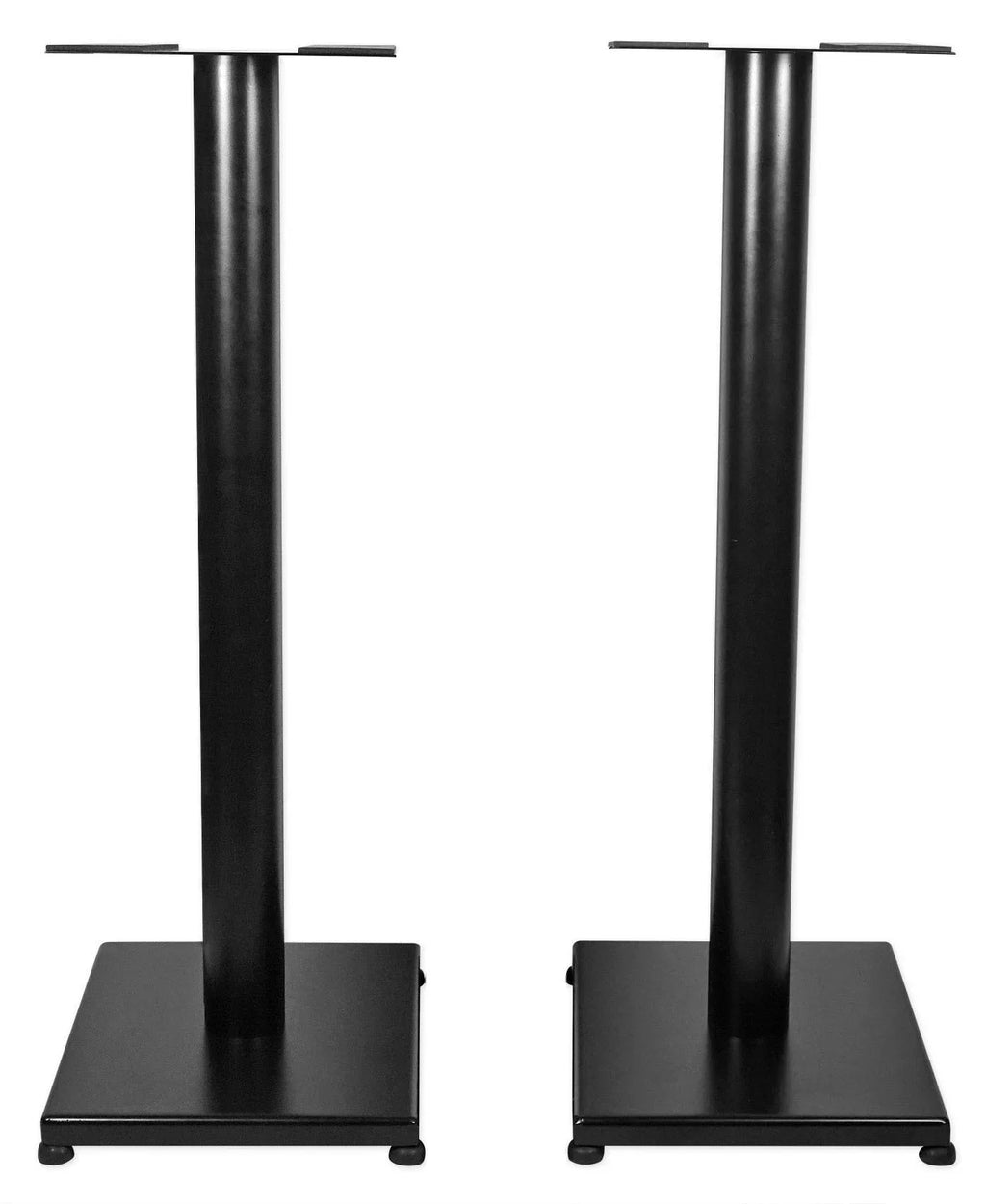 Pair Rockville RS29B 29" Steel Bookshelf Speaker and Studio Monitor Stands - Black