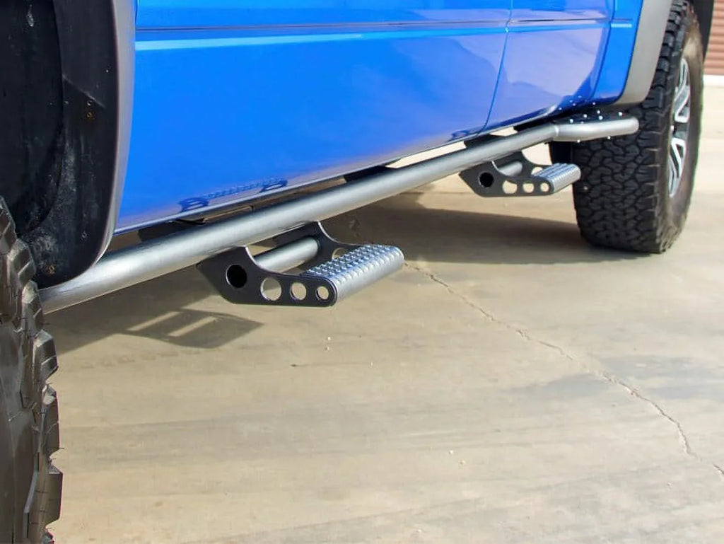 N-Fab by RealTruck Rkr Rails | Textured Black | T074Rkrqc | Compatible with 2007-2021 Toyota Tundra Double Cab All Beds, SRW Gas
