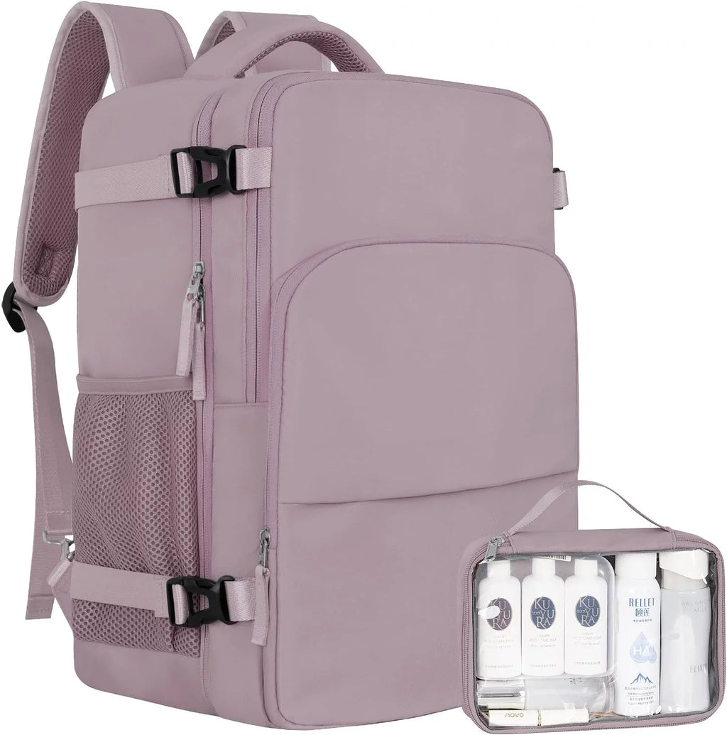 Sinaliy Travel Backpack for Women, Personal Item Size Flight Approved, 16 Inch Portable computer Backpack with Multi-Pockets,