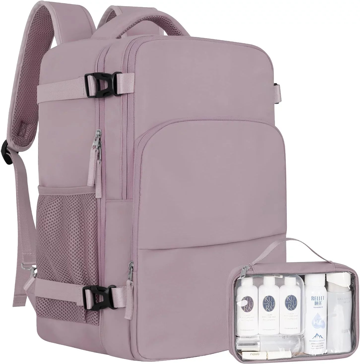 Sinaliy Travel Backpack for Women, Personal Item Size Flight Approved, 16 Inch Portable computer Backpack with Multi-Pockets,