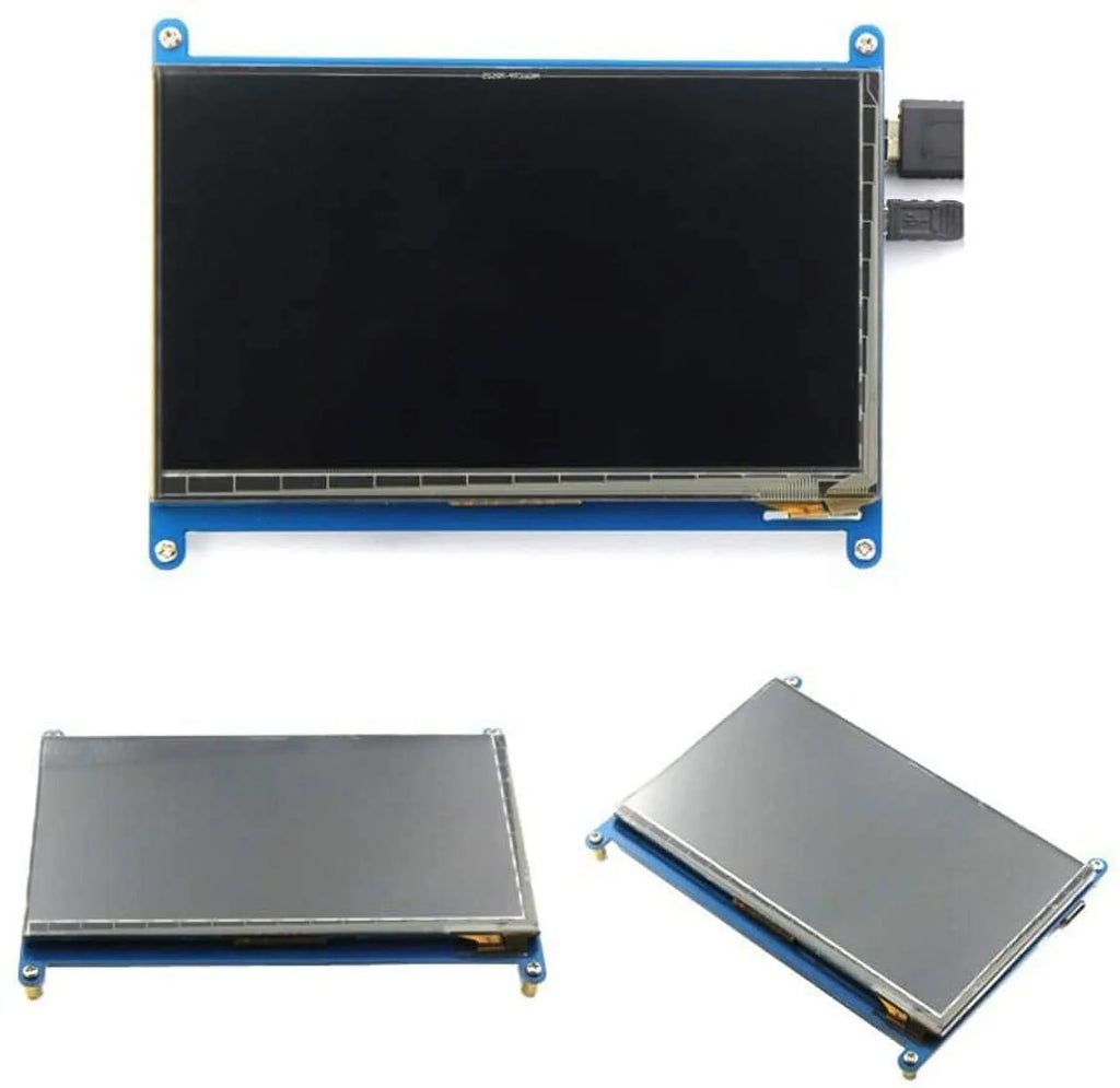 Treedix 7 inch Capacitive Touch Display LCD Display Monitor HDMI Module 1024x600 Compatible with Raspberry Pi 3B+/4B