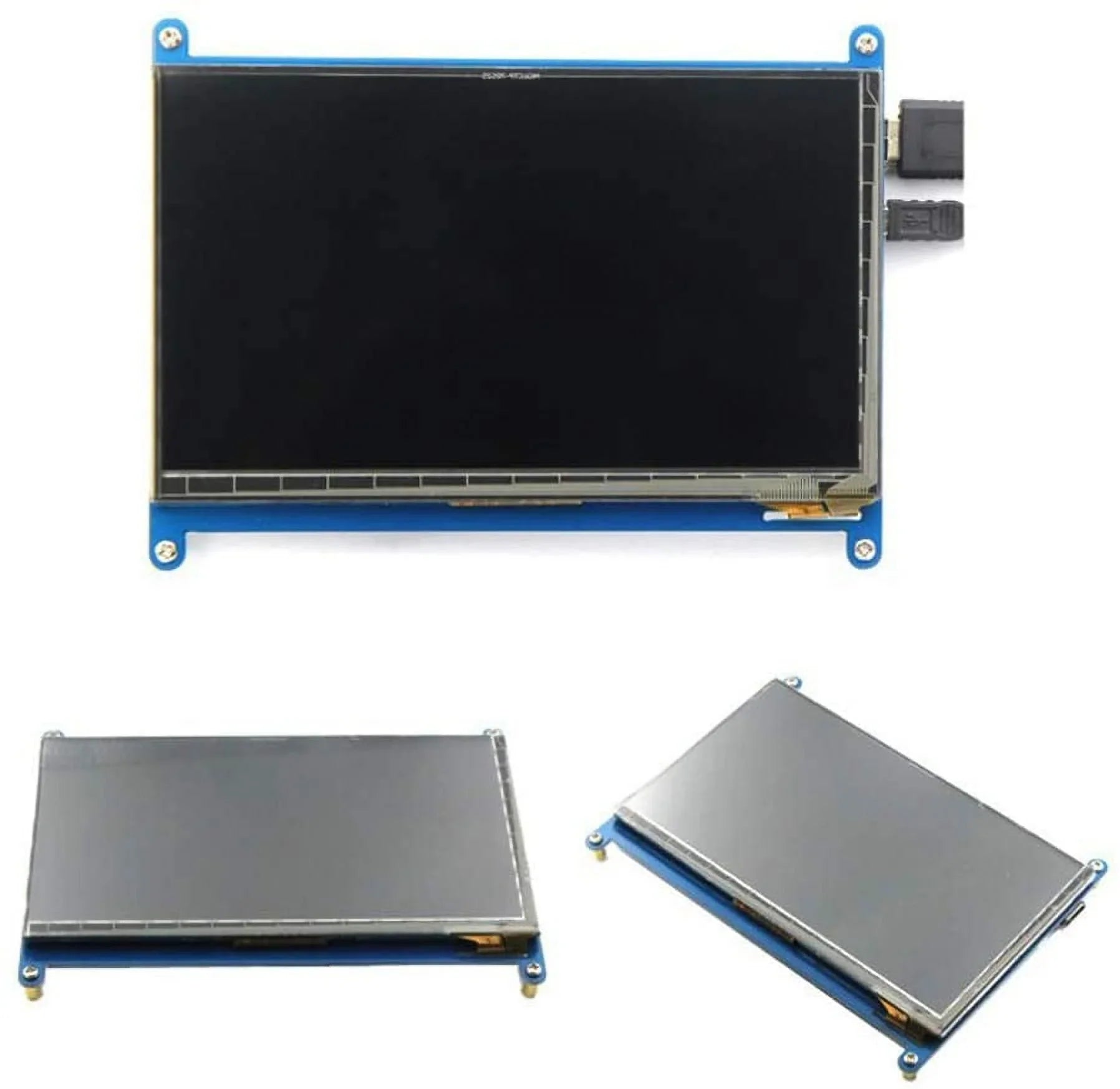 Treedix 7 inch Capacitive Touch Display LCD Display Monitor HDMI Module 1024x600 Compatible with Raspberry Pi 3B+/4B