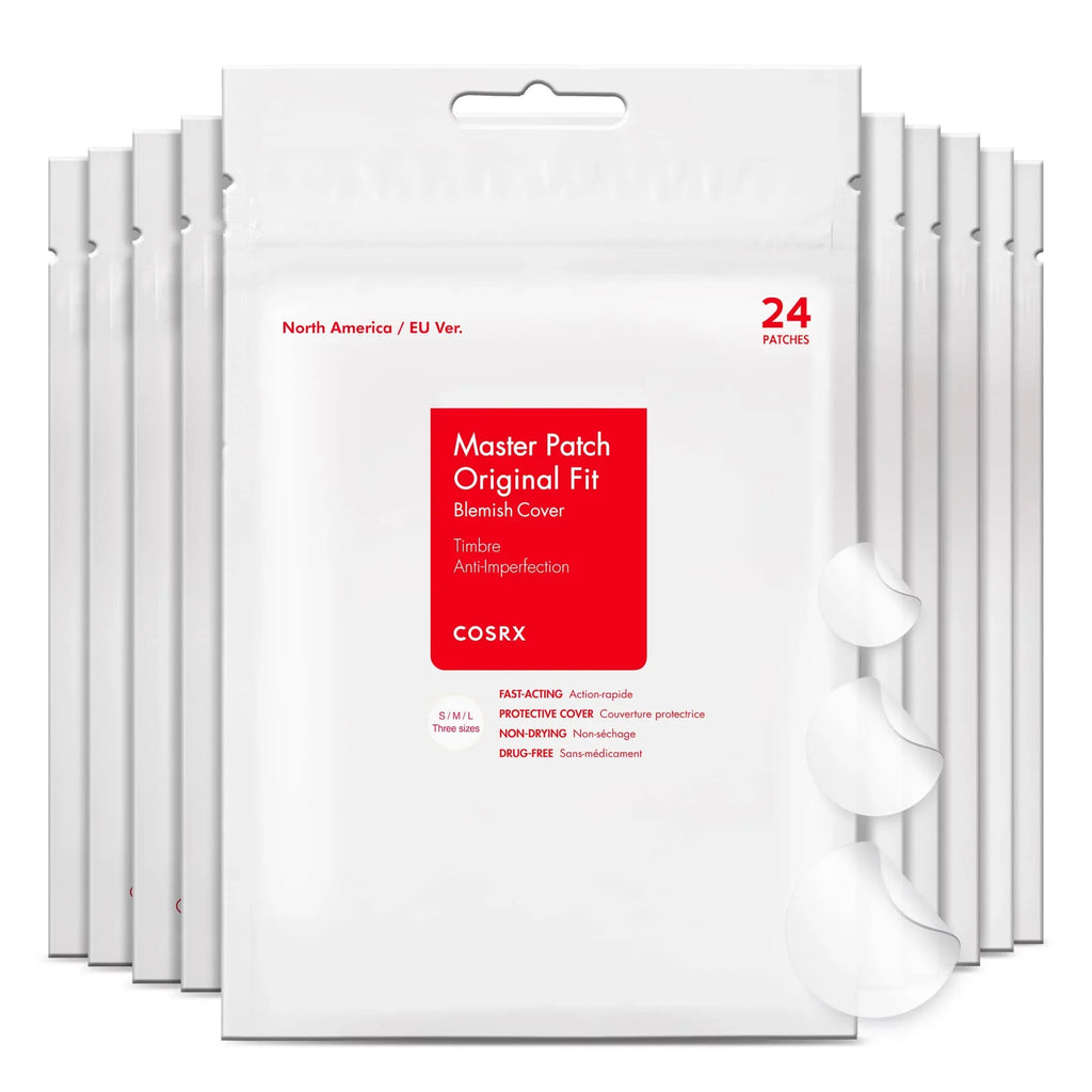 Cosrx Acne Pimple Patch Absorbing Hydrocolloid Original 3 Size Patches For Blemishes And Zits Cover, Spot Stickers For Face And Body, Not Tested On Animals, No Toxic Ingredients (240 Count (Pack.