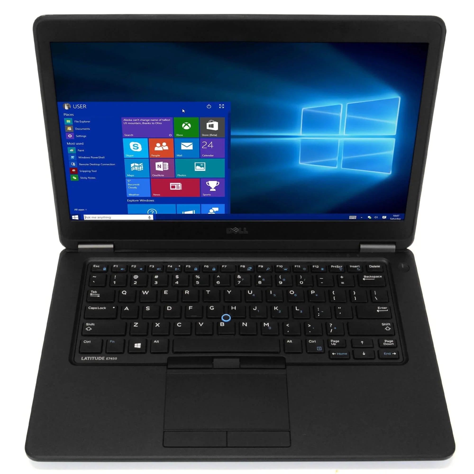 Latitude E7450 Notebook Computer, 2.90 GHz i5 Dual Core Gen 5, 4GB DDR3 RAM, 120GB Solid State Drive (SSD) SSD Hard Drive, Windows 10 Professional 64Bit, 14" Monitor Pre-owned