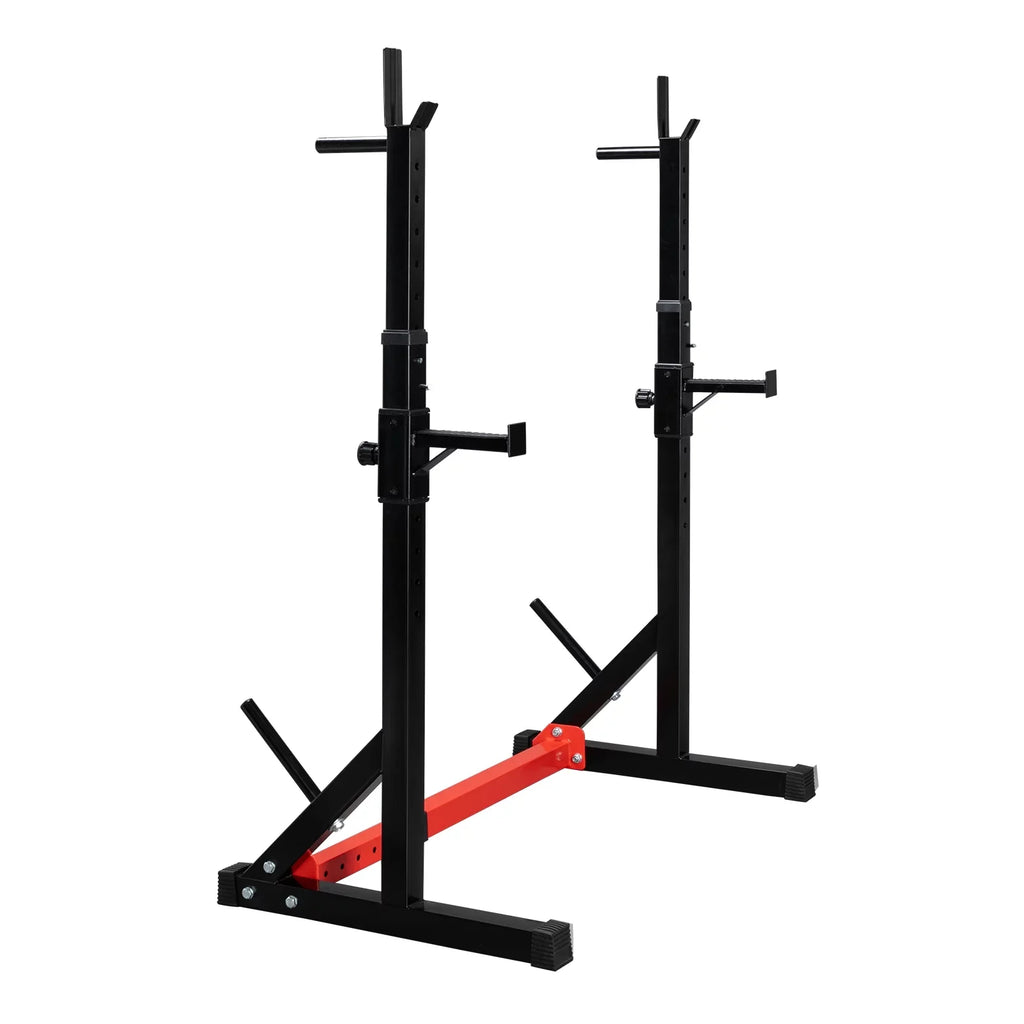 Kmowoo Home Indoor Fitness Adjustable Multi-function Barbell Stand Squat Bench Press Trainer