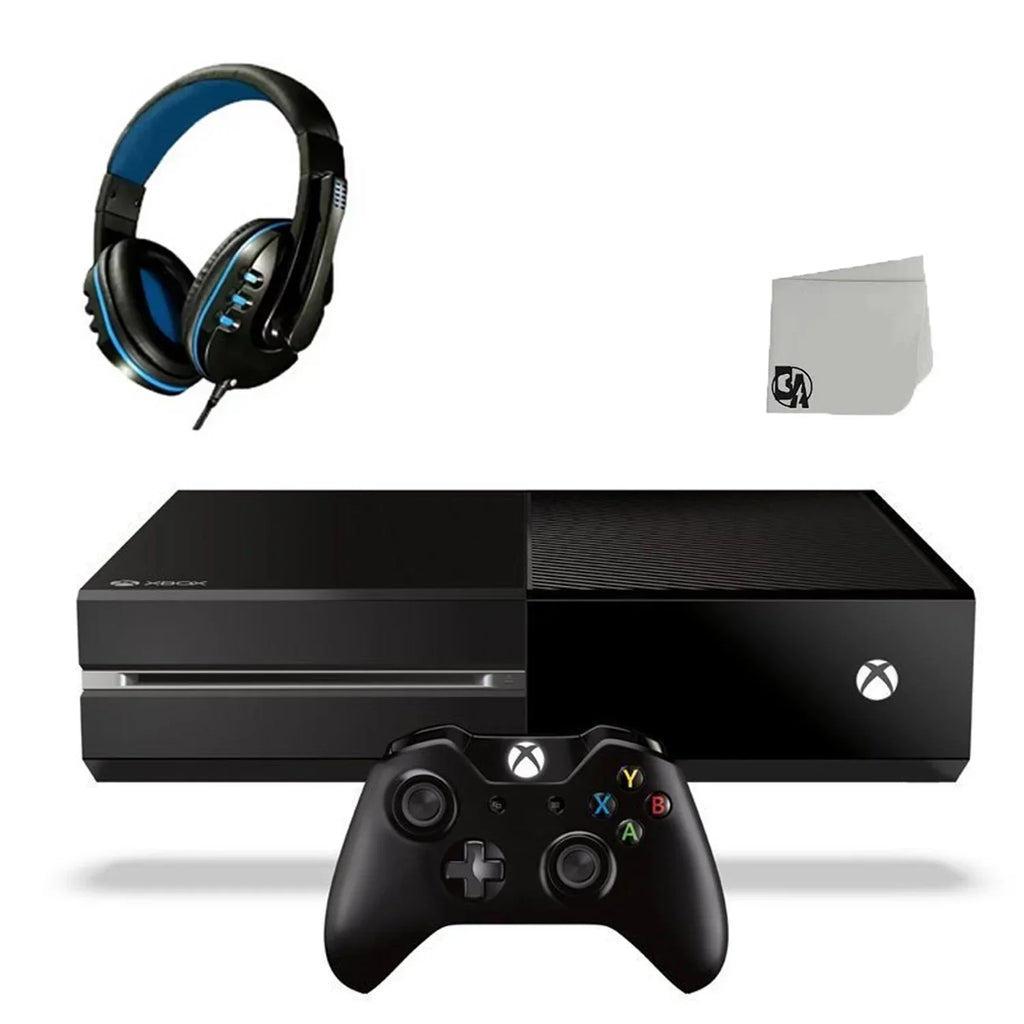 Xbox One Original 500GB Gaming Console Black With Headset BOLT AXTION Bundle Pre-owned