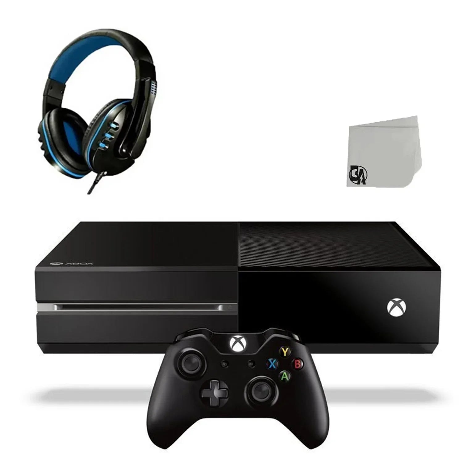 Xbox One Original 500GB Gaming Console Black With Headset BOLT AXTION Bundle Pre-owned