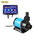 Aquarium 24 V DC Quiet Return Pump with Controller 1052 GPH Submersible and Inline Fluid Pump with Feeding Mode and Memory Function for Fish Tank Pond Fountain and Sump Circulation