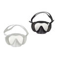 2x Snorkel Goggles Fog Glass Lenses Glass Accessories for Sports Women in The Outdoor Pool Black and White