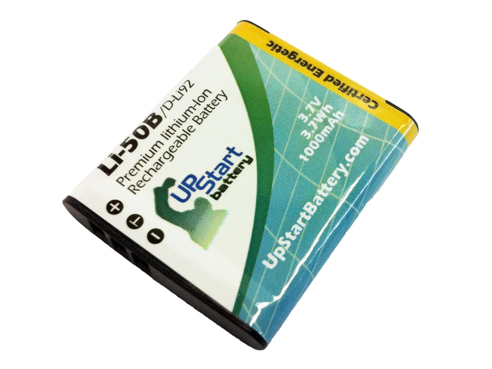2x Pack - UpStart Battery Olympus TG-620 Battery - Replacement for Olympus LI-50B Digital Camera Battery (1000mAh, 3.7V, Lithium-Ion)