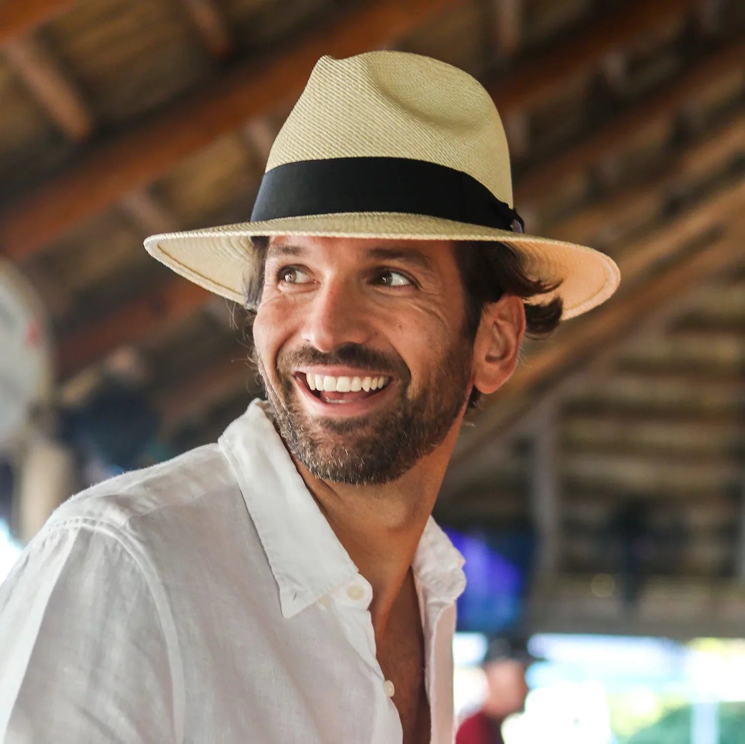 Panama Jack Premium Safari Straw Hat - Handwoven, Lightweight & Breathable, 2 5/8" Brim (X-Large)
