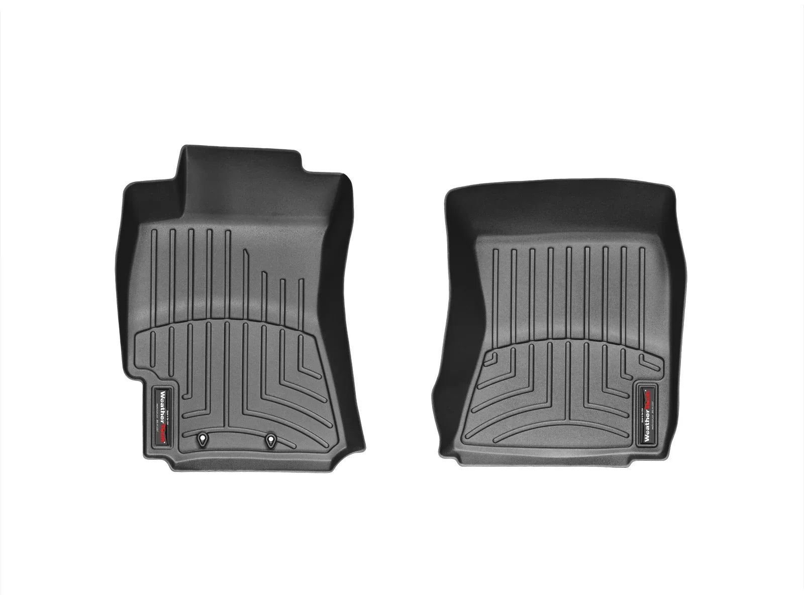 WeatherTech Custom Fit FloorLiners compatible with 2009-2013 Subaru Forester - 1st Row (Driver & Passenger), Black