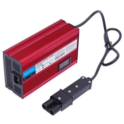 Golf Cart Battery Charger 48 Volt 12 Amp Barrel 2 Pin Plug Trickle Charging Mode