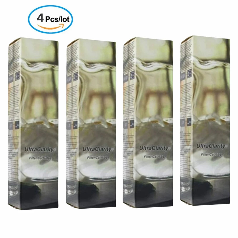 Bosch Ultra Clarity Cuno Refrigerator Fluid Filter REPLFLTR10 9000 077104 9000194412 Fits 644845 674655(4 Pack)