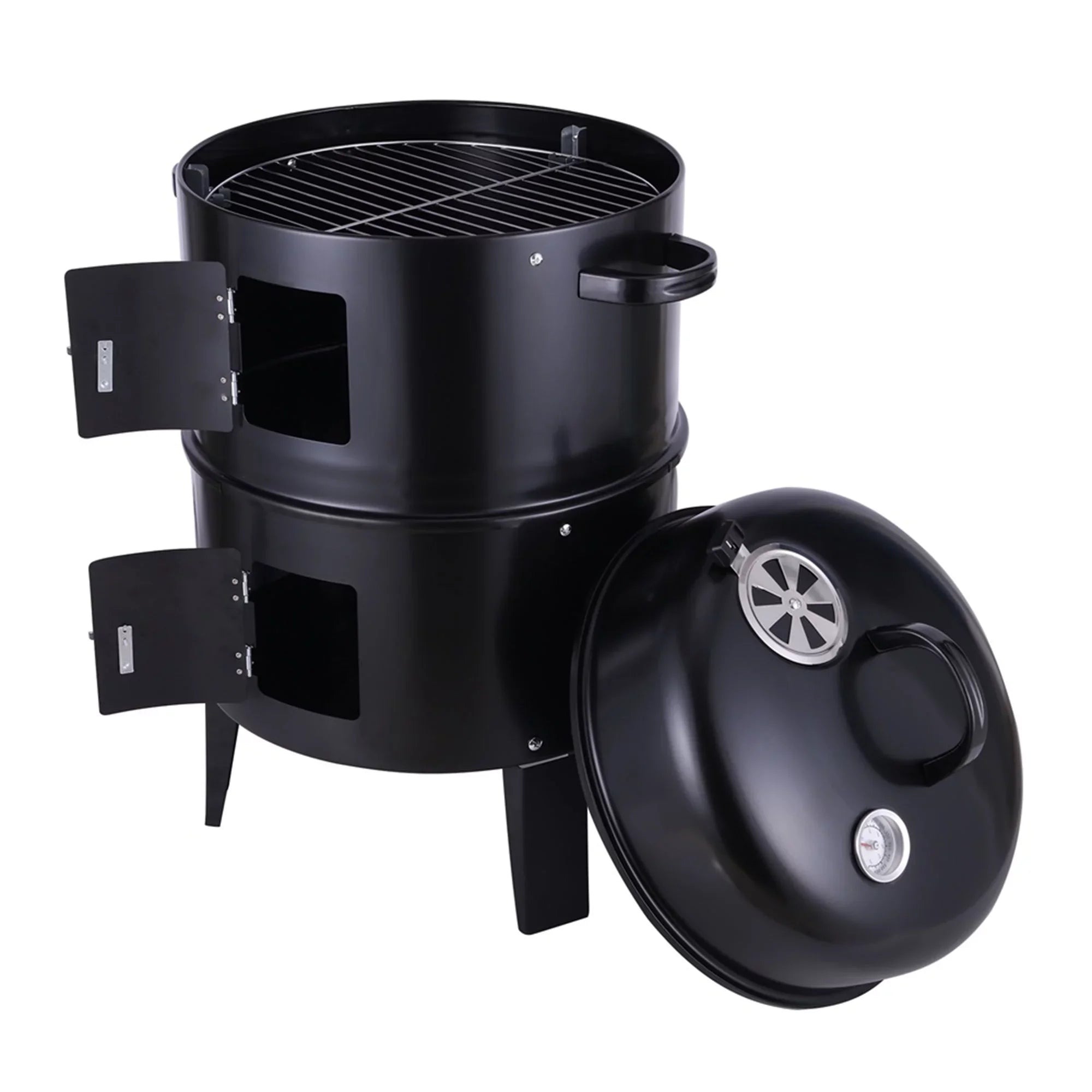 Portable Outdoor Charcoal Grill BBQ Charcoal Grill for Backyard Cooking Camping Picnics Garden Beach