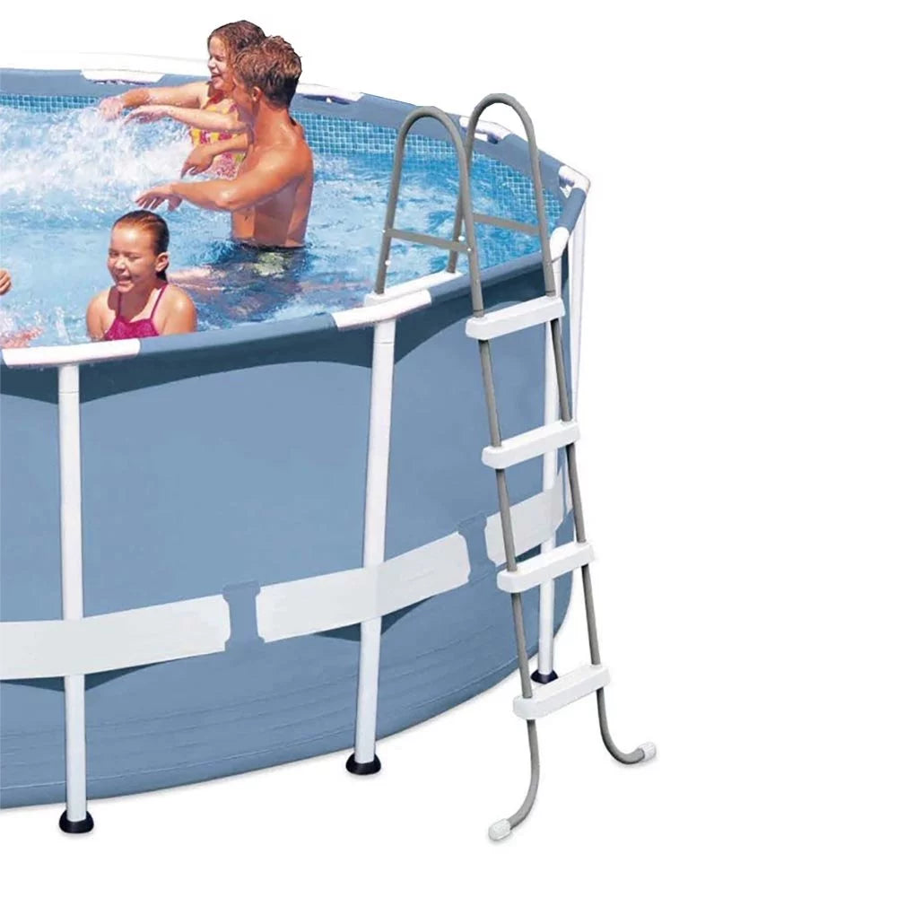 Prism Frame 12' x 30" Above Ground Swimming Pool Bundled with 48" Ground Ladder