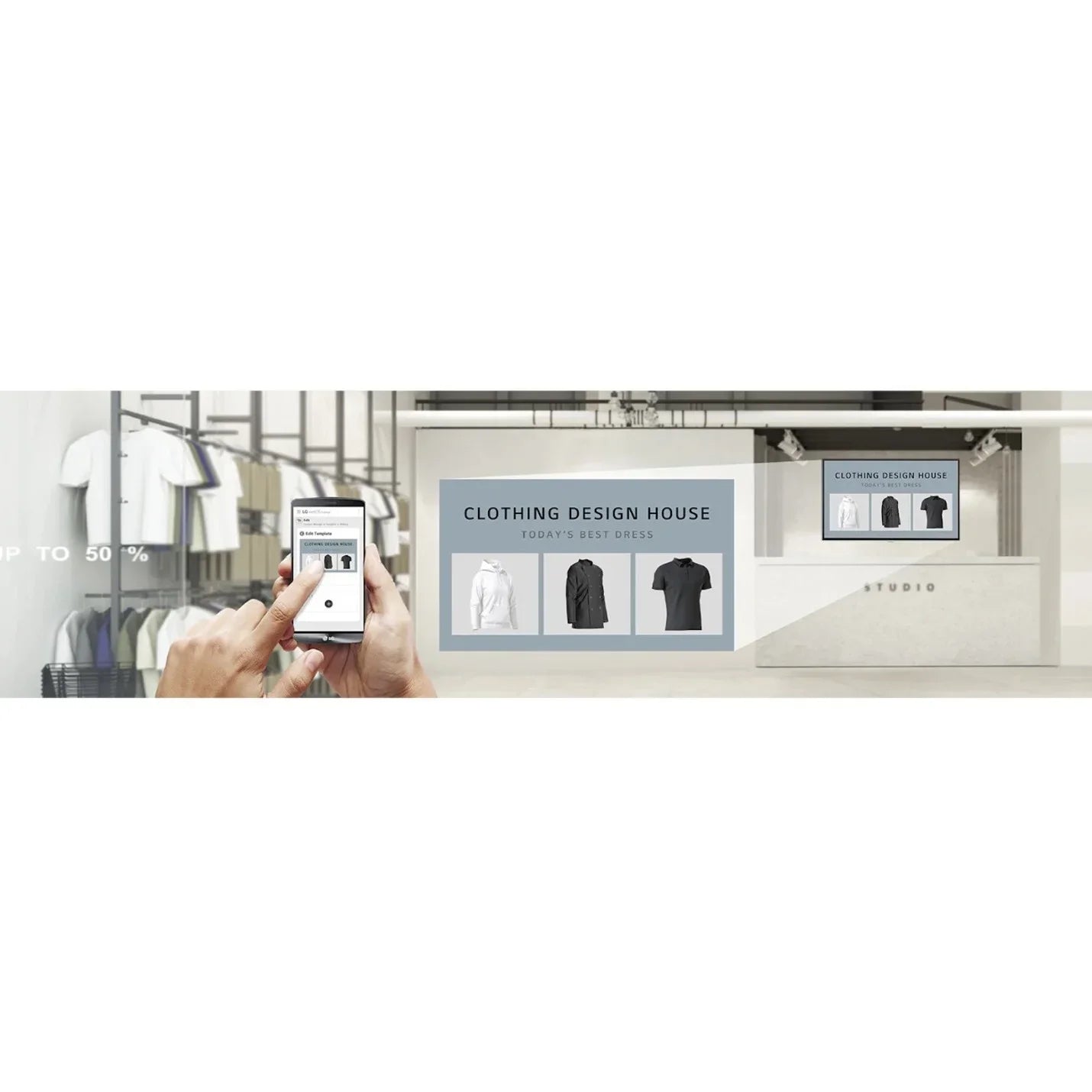 LFD 43" UHD, HDMI (3)