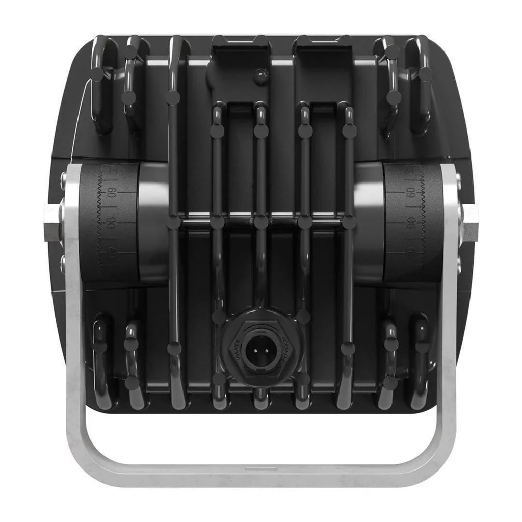 JW Speaker 1300581 6 in. 24V 526F Square Flood Beam LED Light, Black