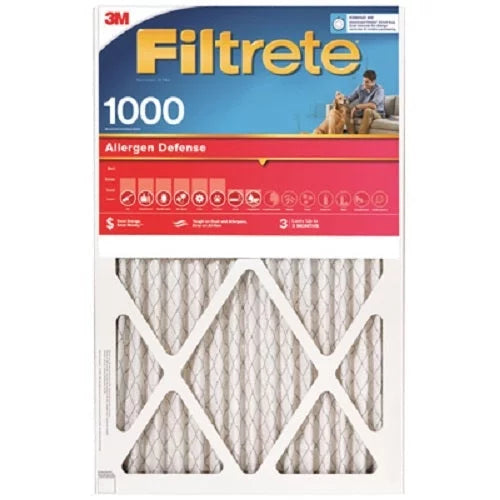 3M 9826-4 20" x 24" x 1" Red MPR 1000 Filtrete 3 Month Disposable Pleated Air Filter - Quantity of 4