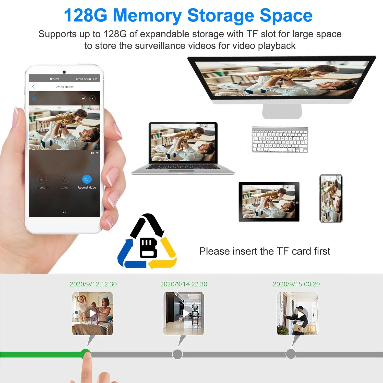 iNova 1080P FHD WiFi IP Camera Two-Way Audio Security Surveillance Camera IP65 Fluid