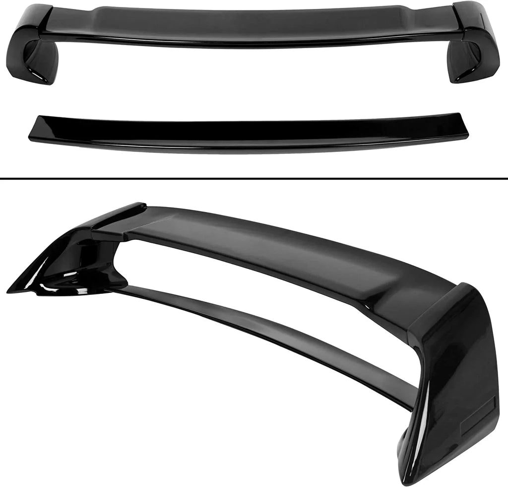 Rear Trunk Spoiler Wing Compatible with 2006-2011 Honda Civic 4 Door Sedan ABS Trunk Spoiler Wing Painted Gloss Black