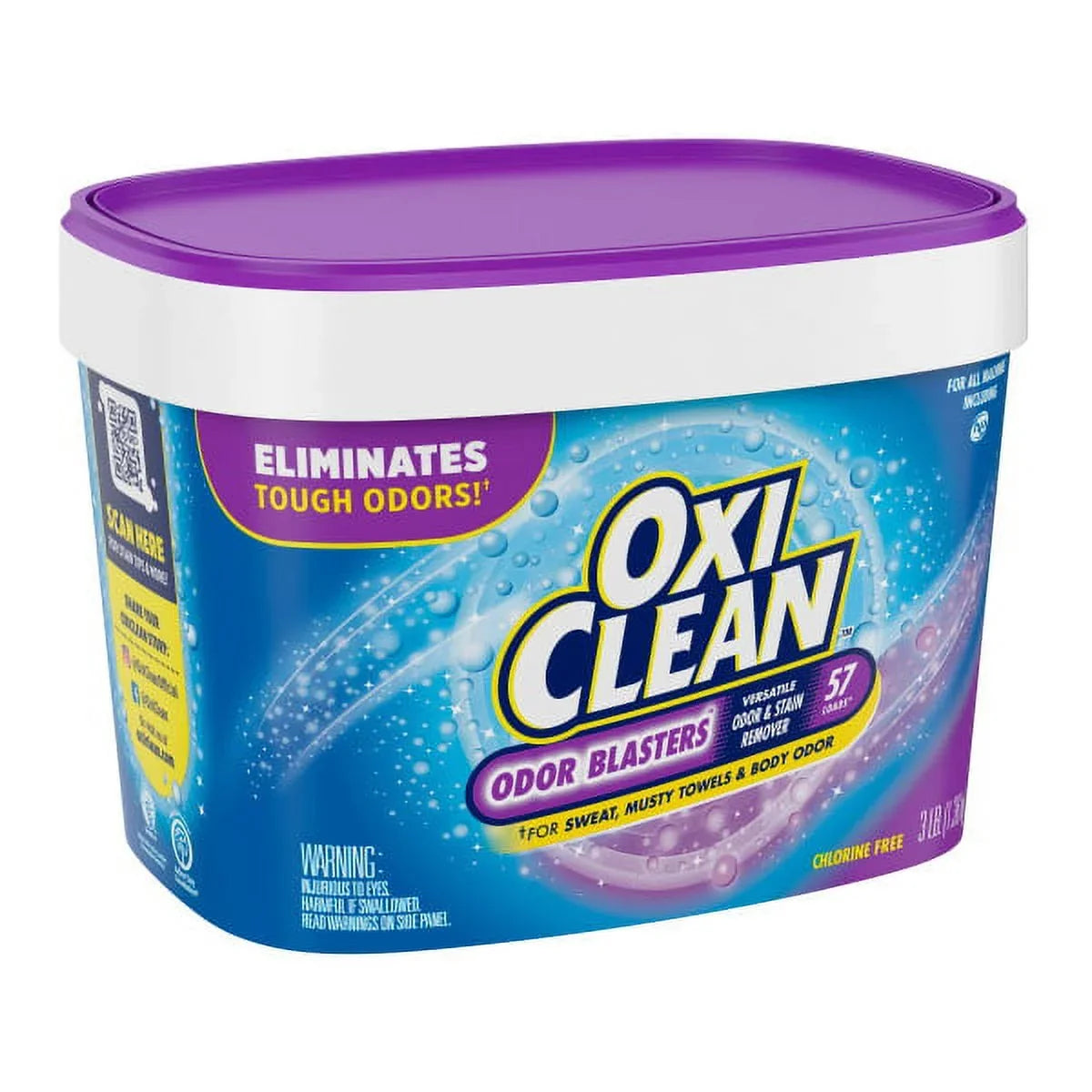 OxiClean with Odor Blasters Versatile Stain and Odor Remover Pack of 4