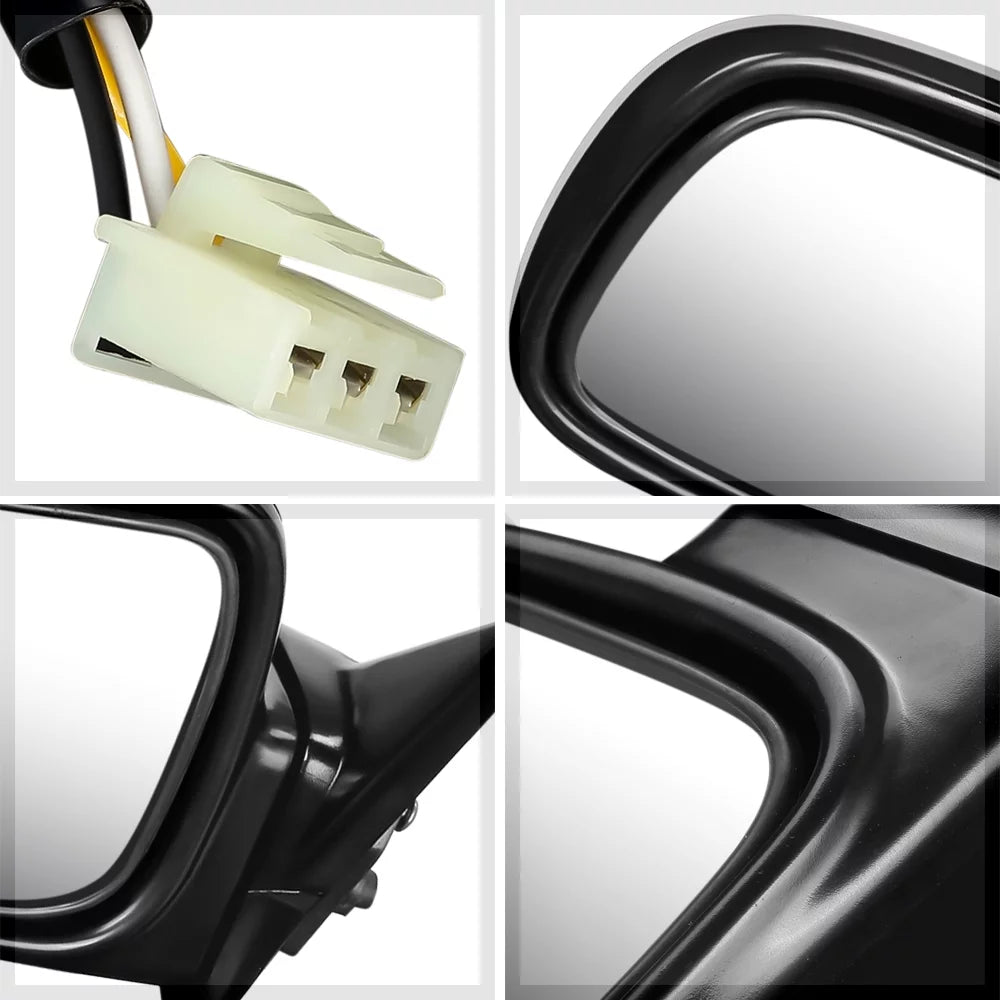 For 1988-1991 Honda Civic Sedan Right Passenger Side Door Mirror Power Operated Rear View Door Espejos 89 90