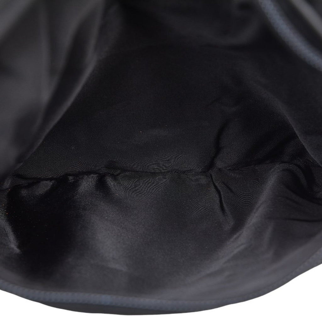 Pre-Owned Prada Triangle Plate Shoulder Bag Black Nylon Leather Women's PRADA (Fair)