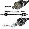 12 13 14 15 fits Can-Am Renegade 1000 ArmorTech Rear +6" Right Extended CV Axle