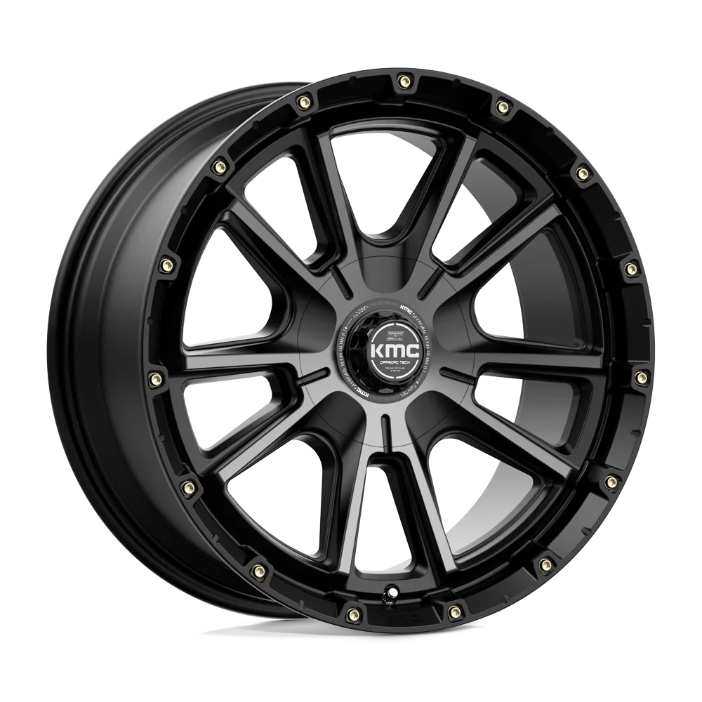 KMC Cast Aluminum Rim KM100 20X9 6X135/5.5 S-BLK GTCC 18MM, KM10029067418