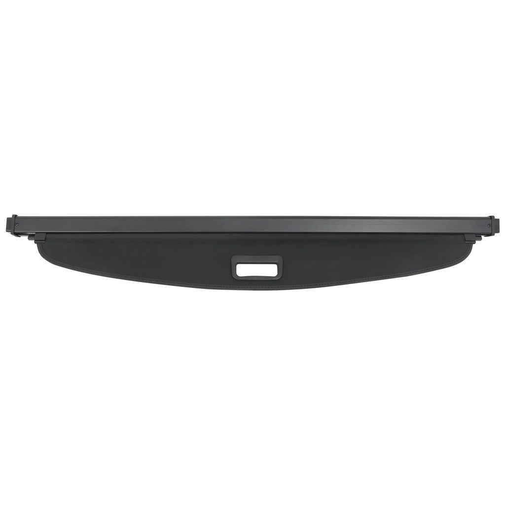 Ikon Motorsports Retractable Rear Trunk Security Cargo Cover Tonneau Luggage Shade Added on Bodykit Replacement Compatible With 2020-2024 Ford Escape Black Canvas