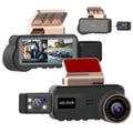 TSV Dash Cam for Cars, 1080P FHD Dual Dashcam Driving Recorder, Car Camera with 3.16inch Monitor 170° Wide Angle, Super Night Vision, WDR, Loop Recording, Parking Monitor