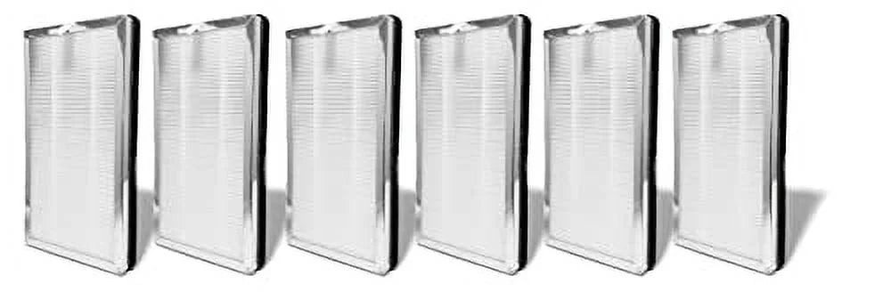 Nispira MA-15R True HEPA Replacement Filter Activated Carbon Compatible with Medify Air MA-15 Air Purifier. 6 Packs