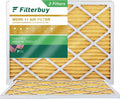 Filterbuy 17x21x1 MERV 11 Pleated HVAC AC Furnace Air Filters (2-Pack)