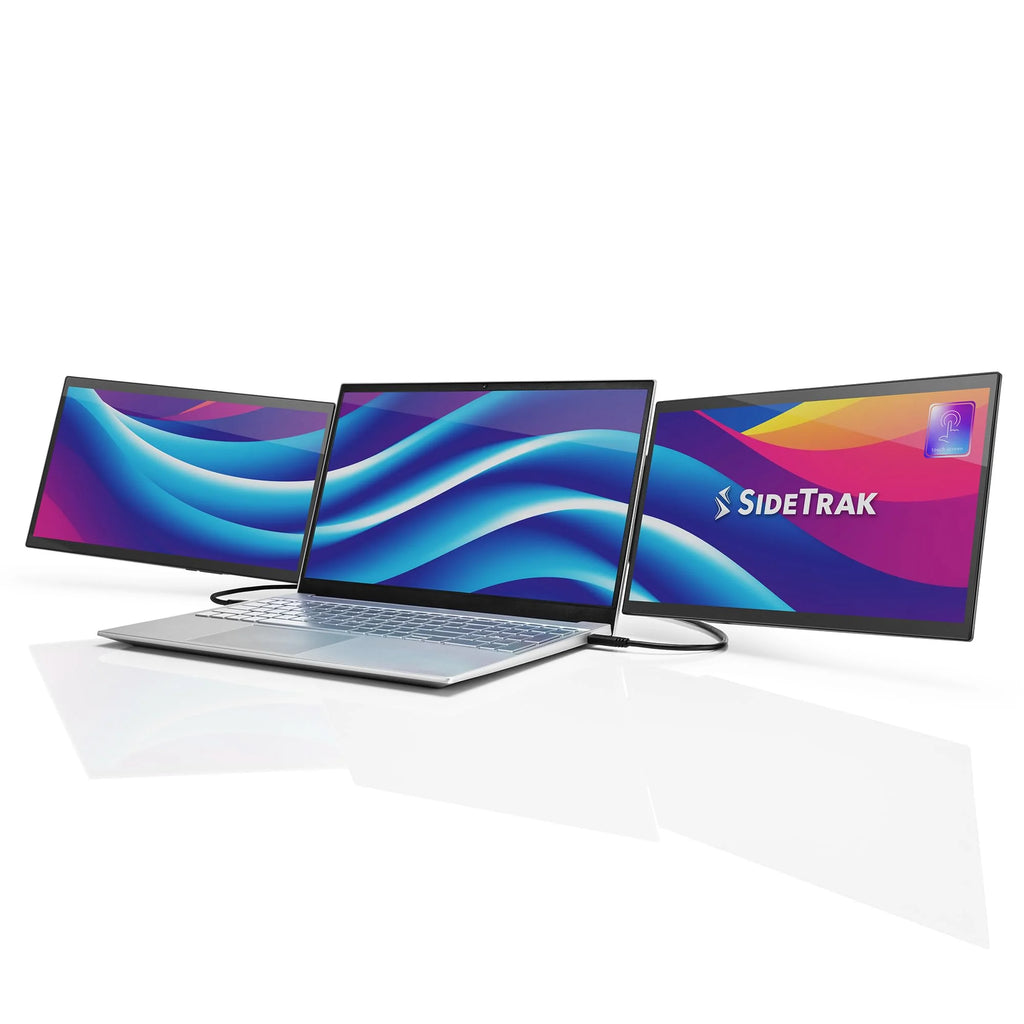 SideTrak Swivel Pro Triple Touch | Monitor Ultra Slim Attachable Portable Monitor for Portable computer