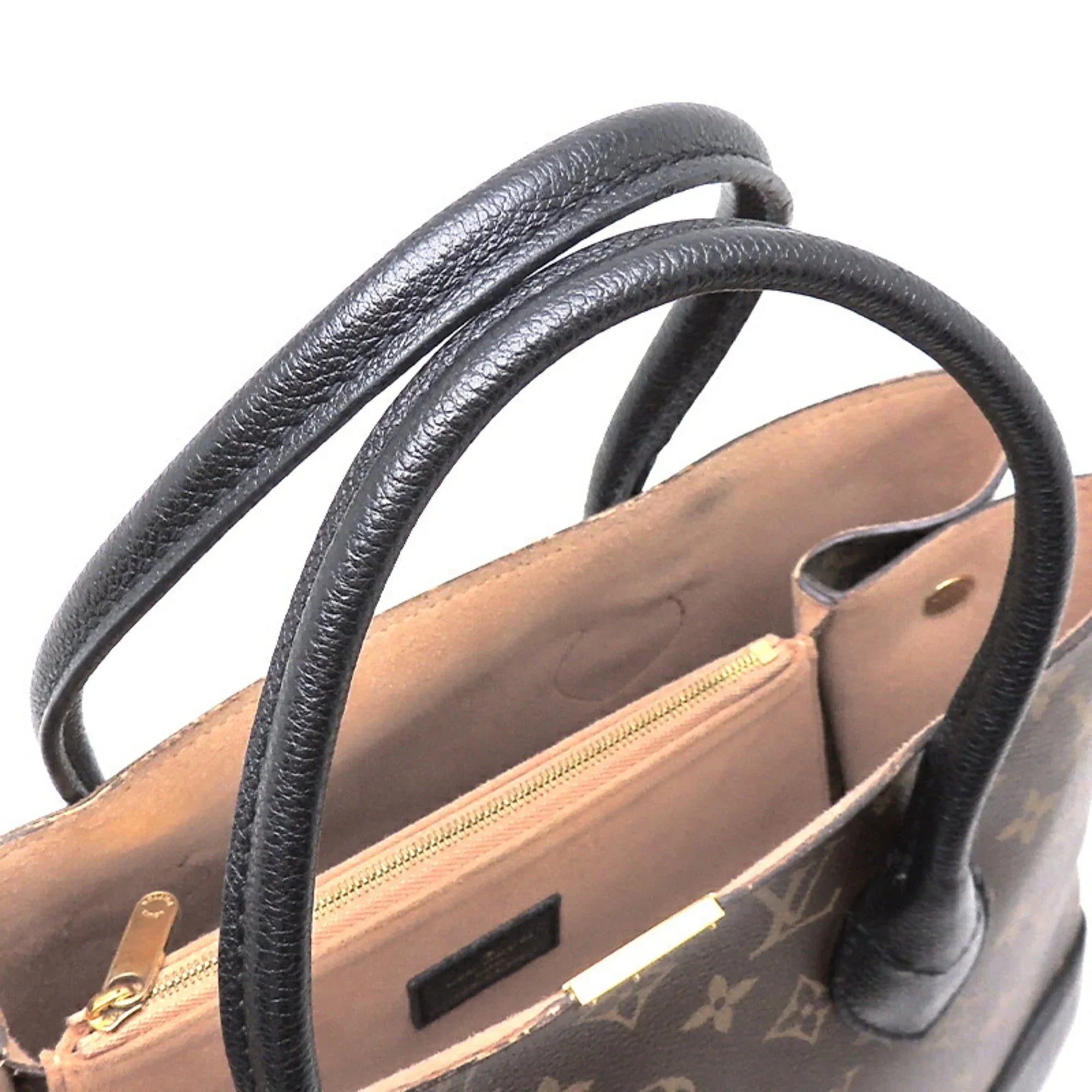 Pre-Owned Louis Vuitton Flandrin Ladies Handbag M41595 Monogram Macassar Brown (Good)