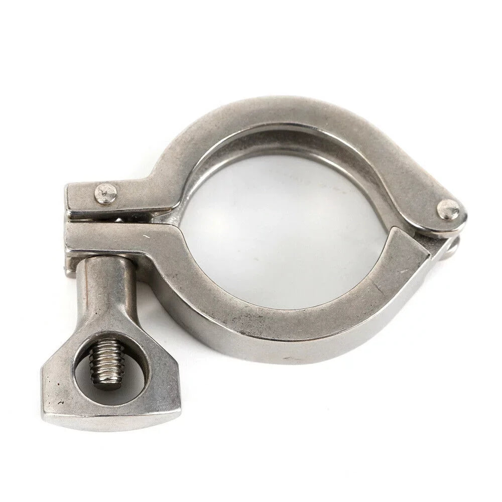 10PCS Stainless Steel Quick-loading Clamp for Machine Tools，Ships, Sewage Treatment Liquid Oil Gas for Soft or Hard Tube Links