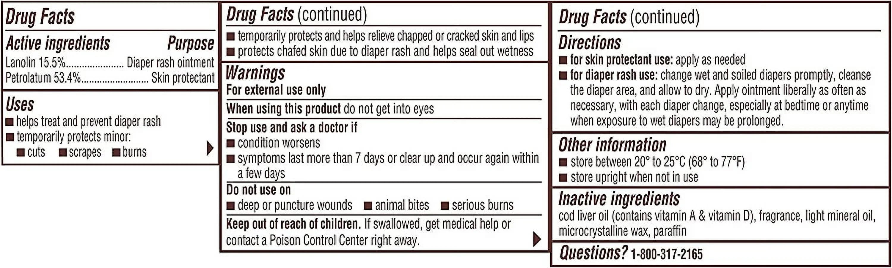 A D Original Diaper Rash Ointment, Skin Protectant With Lanolin And Petrolatum, (Packaging May Vary) Cream 16 Ounce (Pack Of 1)