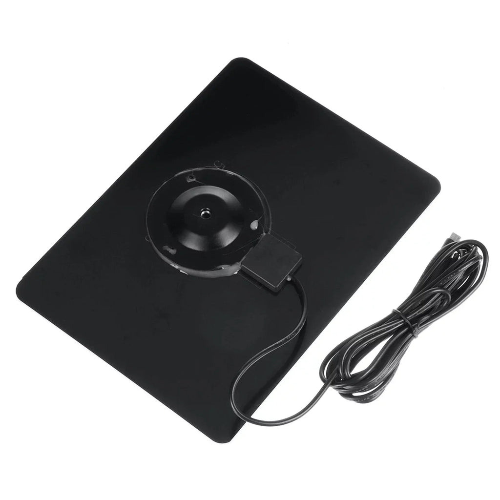 Shinysix USB Solar Panel 10W 6V Monocrystal Silicon Charging Plate, 360-degree Rotation, Fluid Wall Mounted for USB Camera