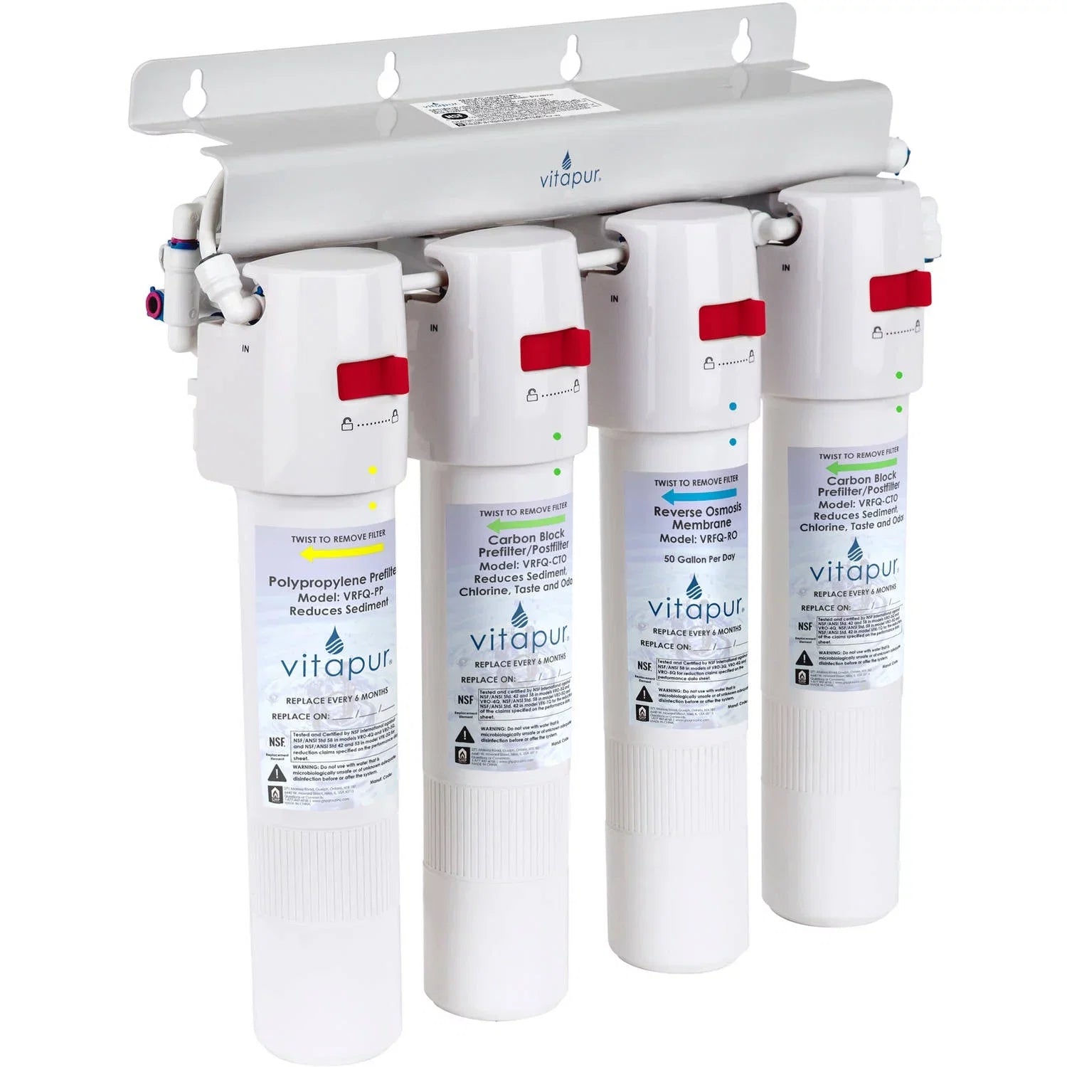 Vitapur VRO-4Q 4-Stage Quick Connect RO System
