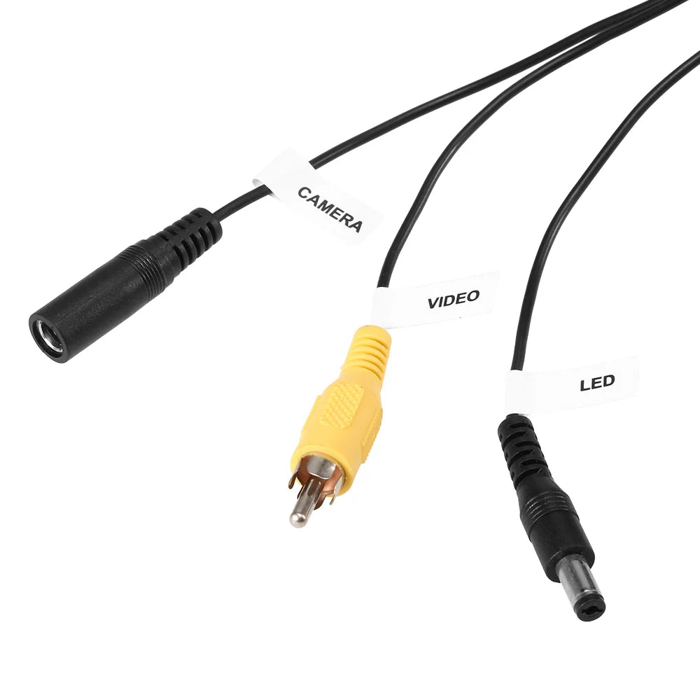 Tomshoo 1200TVL Fluid Fishing 12 LEDs Night Vision Liquid Fish Shape Boat Ice Fishing Accessories with 15m30m50m Cable