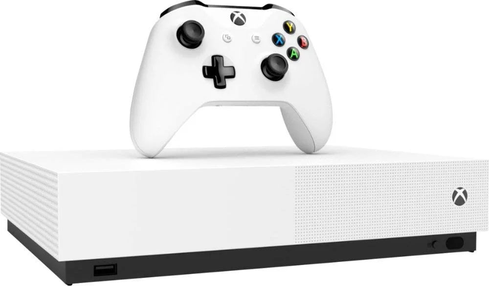 Restored Xbox One S 1TB AllDigital Edition Console with Xbox One Wireless Controller (Refurbished)